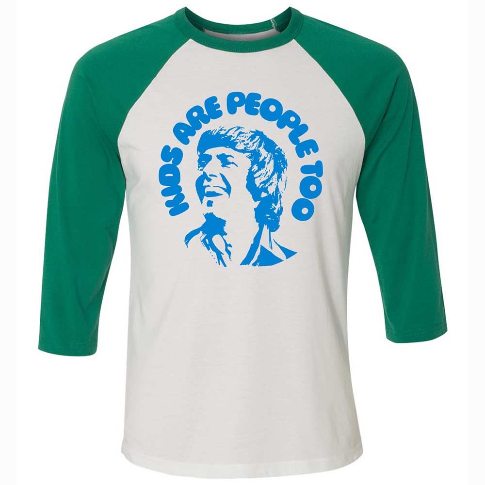 Unisex 3/4 Baseball Tee - QJU1WQFB - White/Kelly - 6