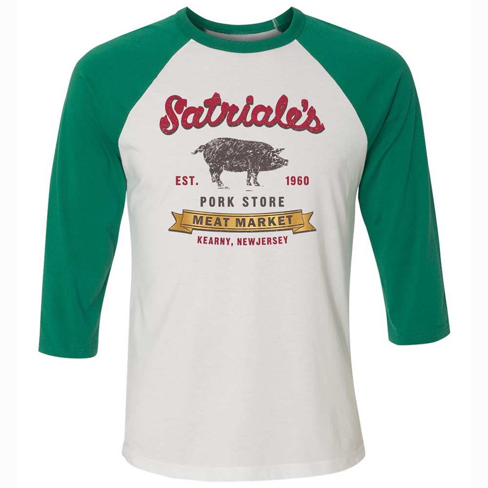 Unisex 3/4 Baseball Tee - 242BSELZ - White/Kelly - 6