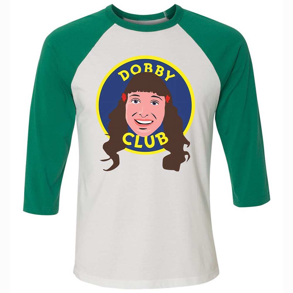 Unisex 3/4 Baseball Tee - D7WKA29V - White/Kelly - 6