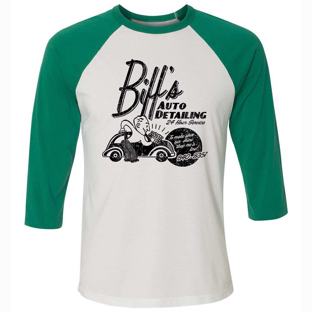 Unisex 3/4 Baseball Tee - A72CG2VK - White/Kelly - 6