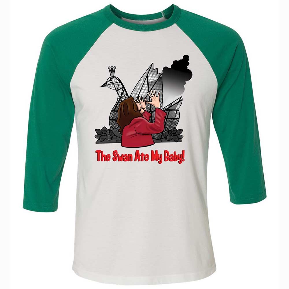 The Swan Ate My Baby - White/Kelly - 6