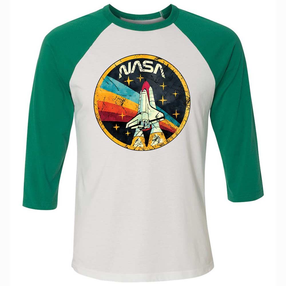 USA Space Agency Vintage Colors - White/Kelly - 6