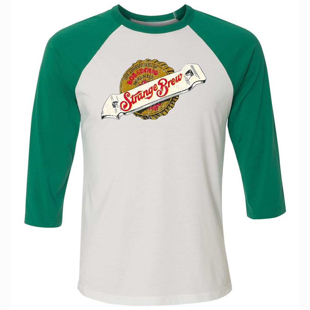 Unisex 3/4 Baseball Tee - 6RFZ4GEU - White/Kelly - 6