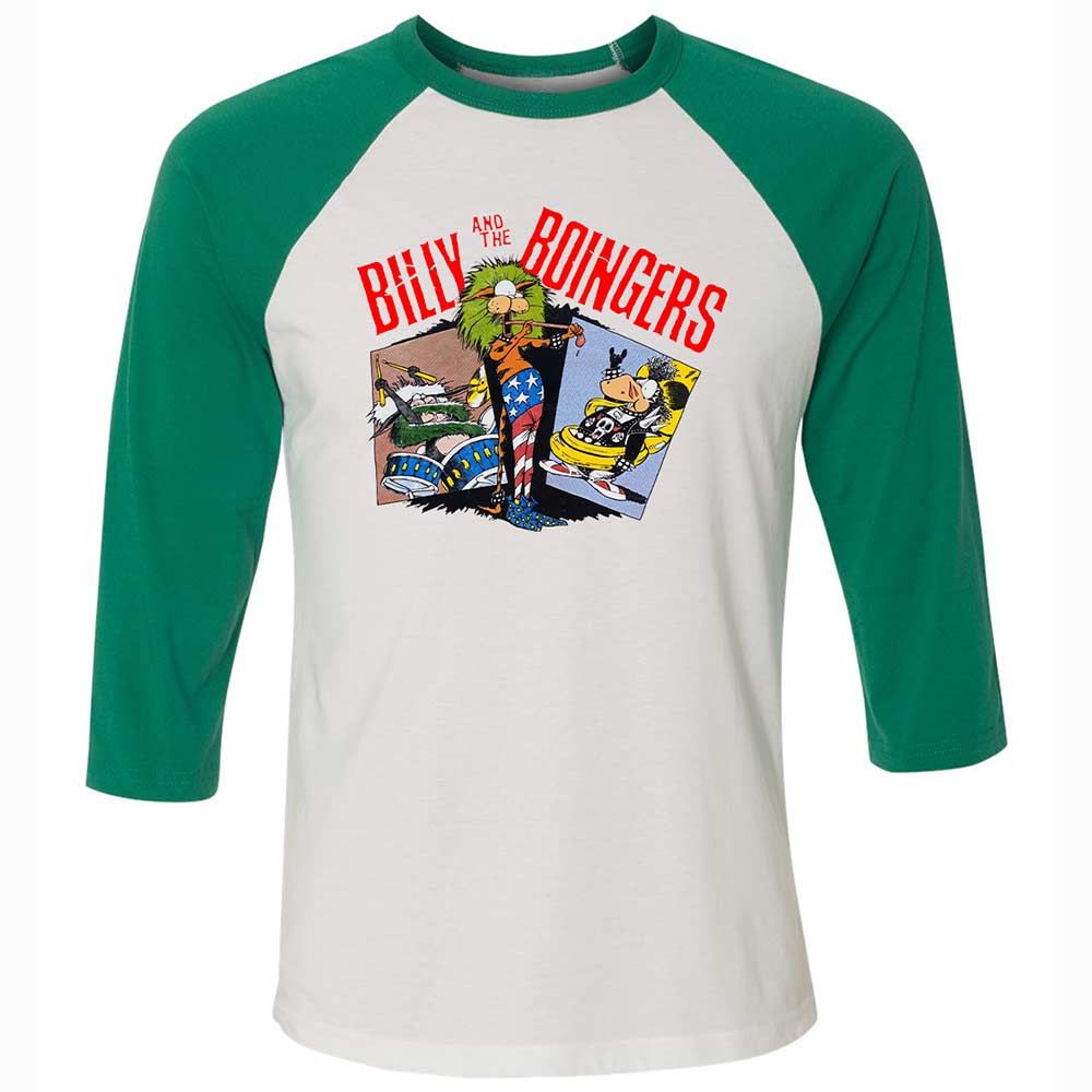 Unisex 3/4 Baseball Tee - 6P5XLHCP - White/Kelly - 6