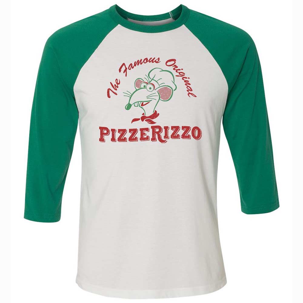 Unisex 3/4 Baseball Tee - LTVY6D3H - White/Kelly - 6