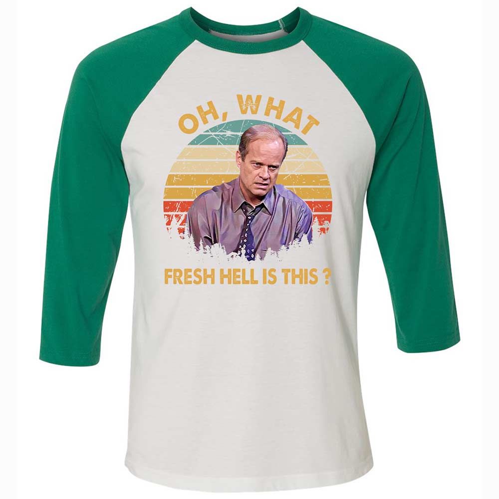 Oh What Fresh Hell Is This - White/Kelly - 6