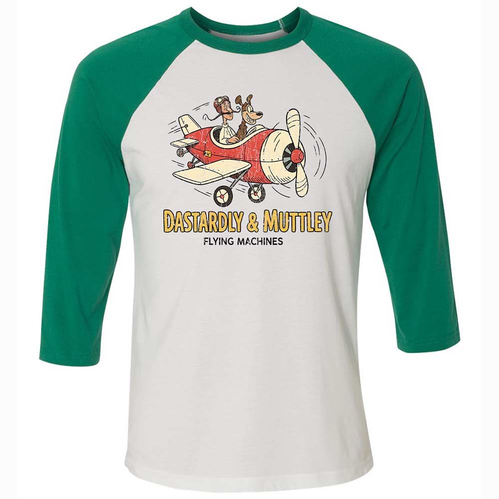 Unisex 3/4 Baseball Tee - NBMZSPXS - White/Kelly - 6