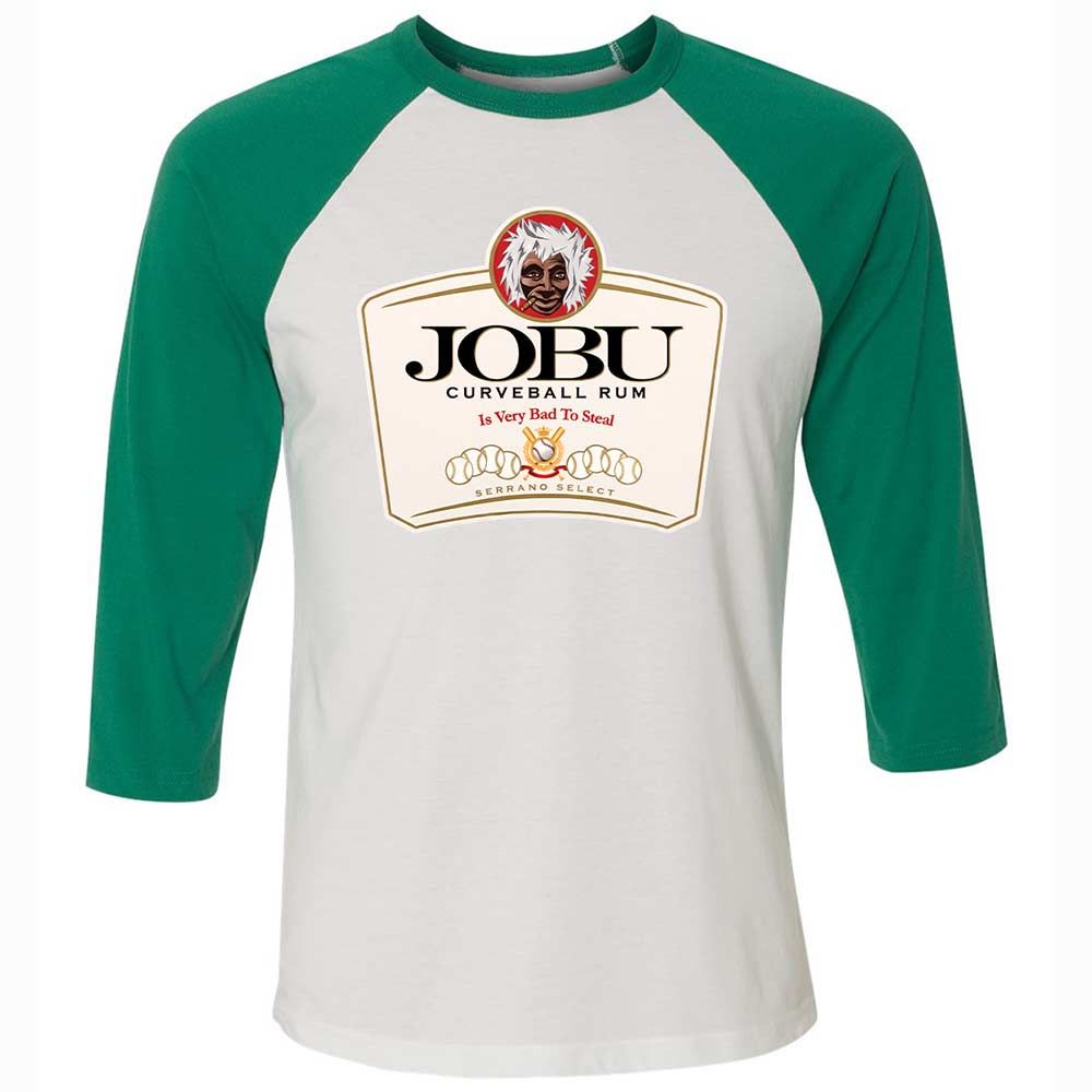 Unisex 3/4 Baseball Tee - 6XR5SKP3 - White/Kelly - 6