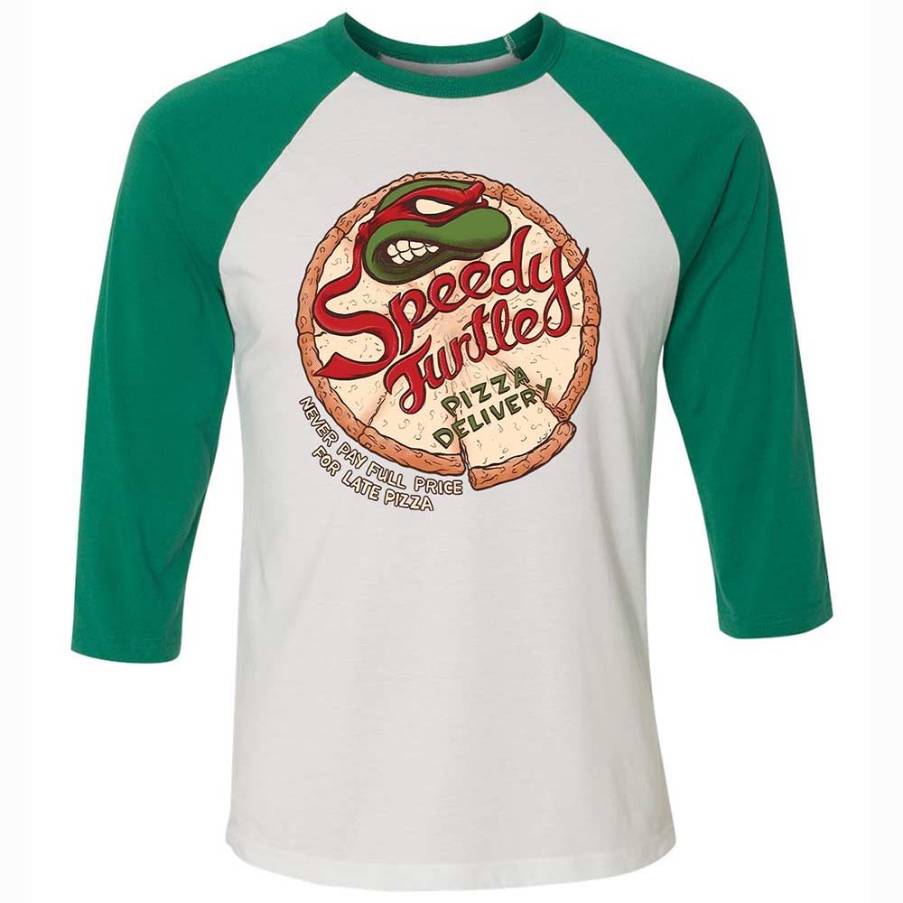 Unisex 3/4 Baseball Tee - JVMRQLHP - White/Kelly - 6