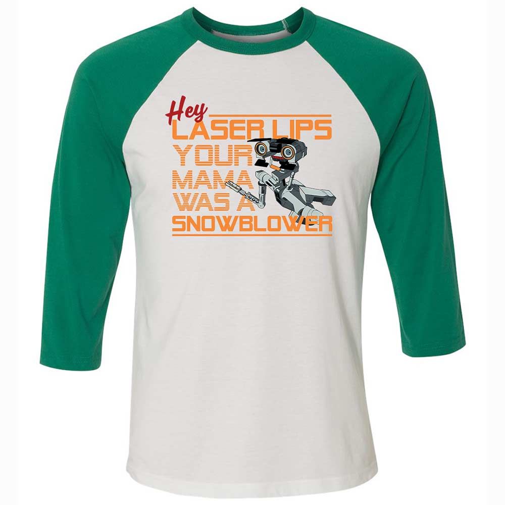 Your Mama was a Snowblower - White/Kelly - 6