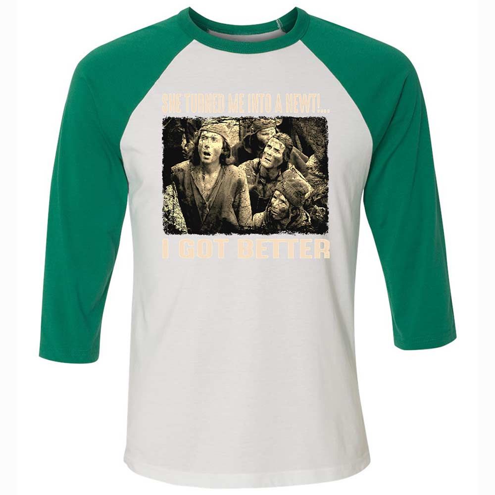 Unisex 3/4 Baseball Tee - ZK9PQXRE - White/Kelly - 6