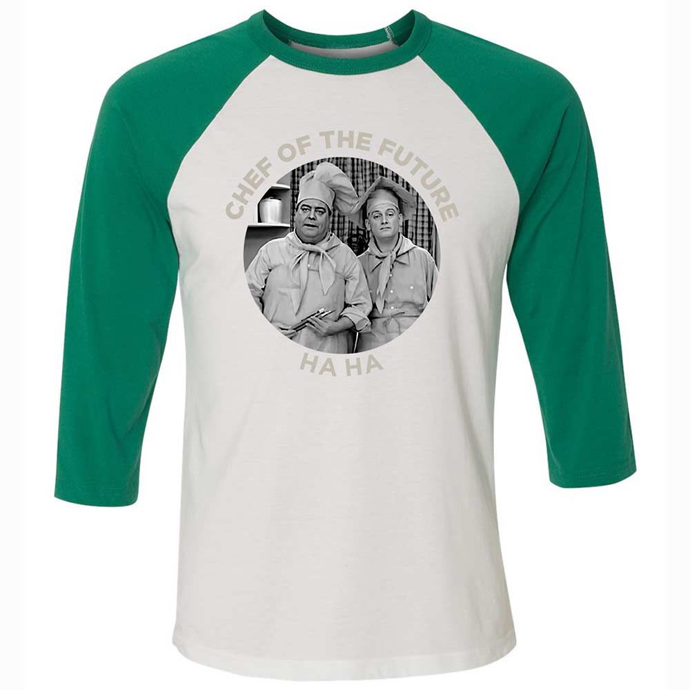Unisex 3/4 Baseball Tee - 8RYLLW4U - White/Kelly - 6