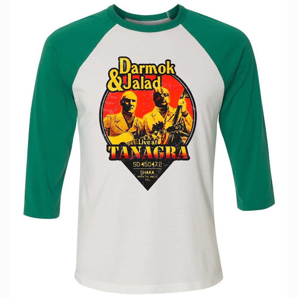 Unisex 3/4 Baseball Tee - 2H5G62UU - White/Kelly - 6