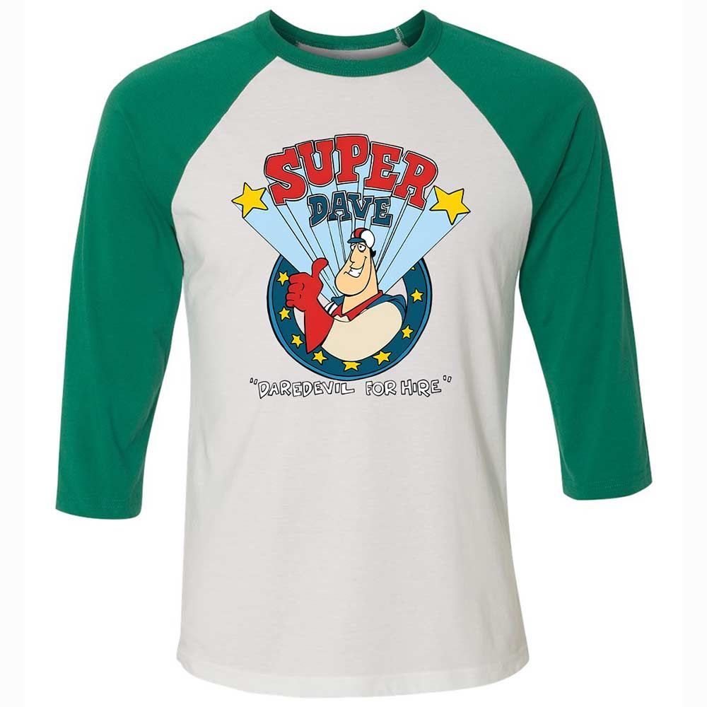 Unisex 3/4 Baseball Tee - 8W8VJ7MS - White/Kelly - 6
