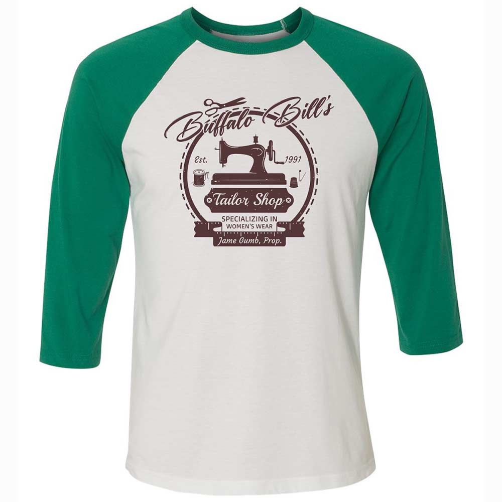Unisex 3/4 Baseball Tee - 4U6E2BG2 - White/Kelly - 6