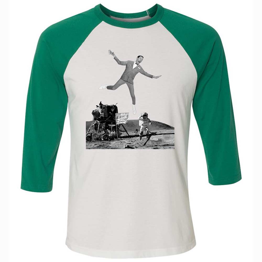 Unisex 3/4 Baseball Tee - MMTEZH6B - White/Kelly - 6