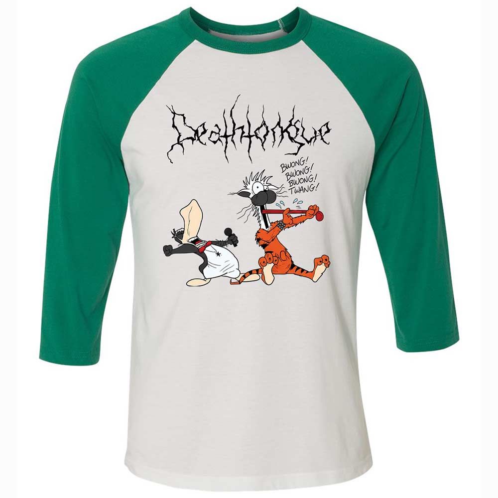 Unisex 3/4 Baseball Tee - 1TZZGJ3P - White/Kelly - 6