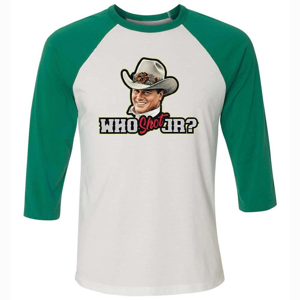 Unisex 3/4 Baseball Tee - 3S8HMS8G - White/Kelly - 6