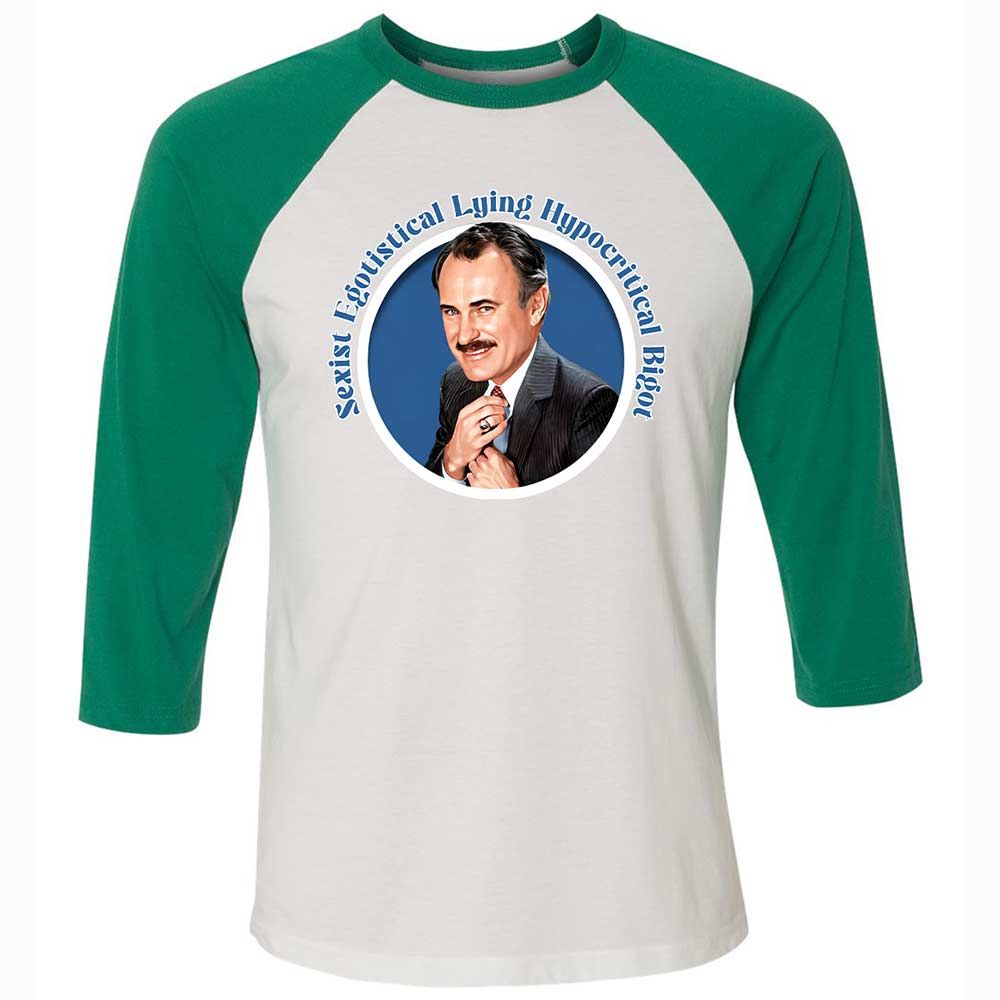 Unisex 3/4 Baseball Tee - HGT6UE5L - White/Kelly - 6