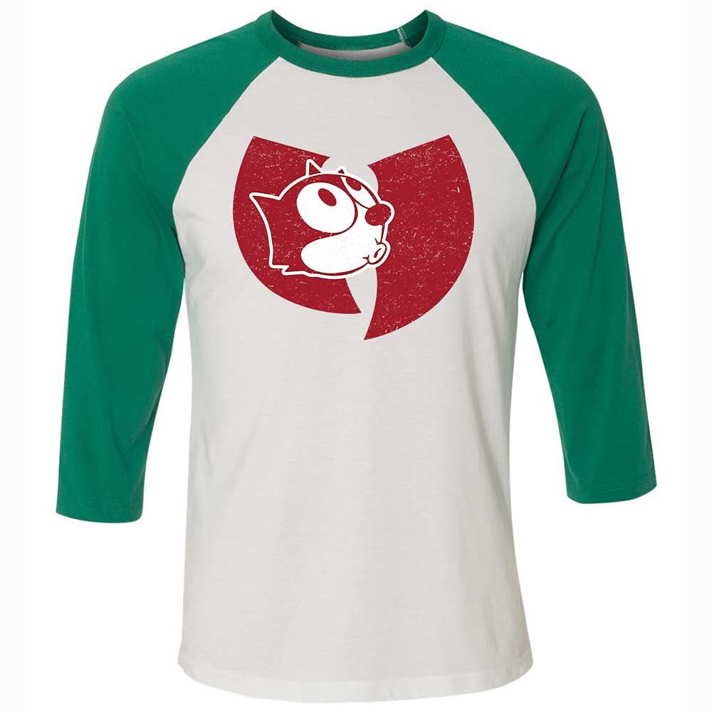 Unisex 3/4 Baseball Tee - JY3F35M1 - White/Kelly - 6
