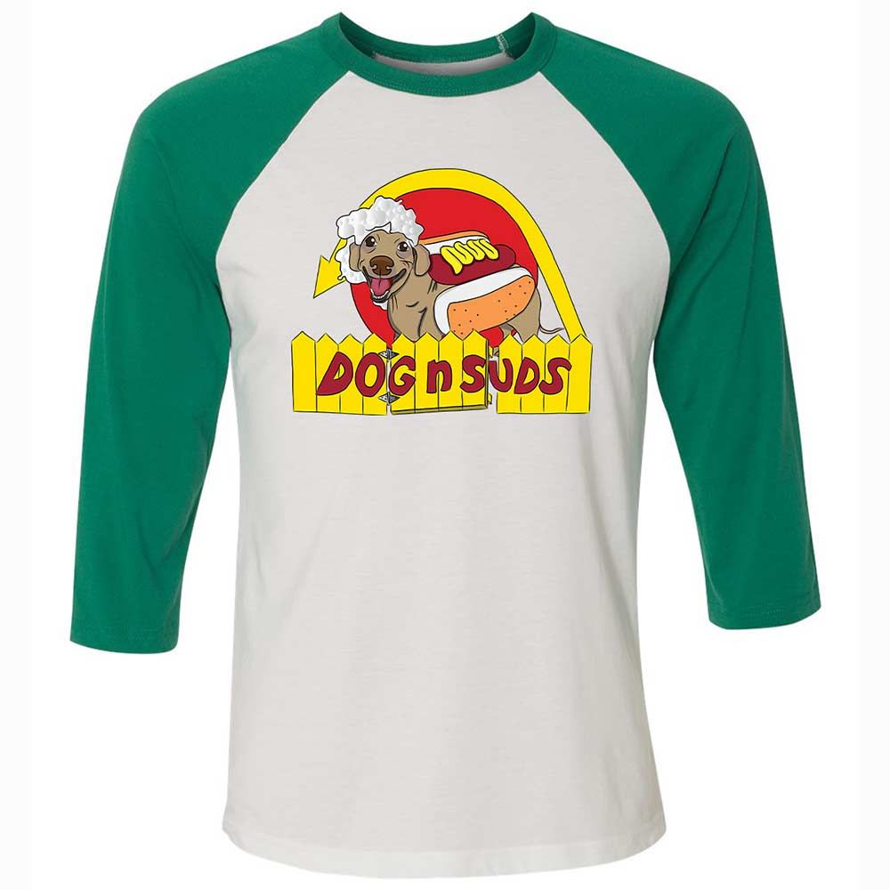 Dog n Suds Dachshund - White/Kelly - 6