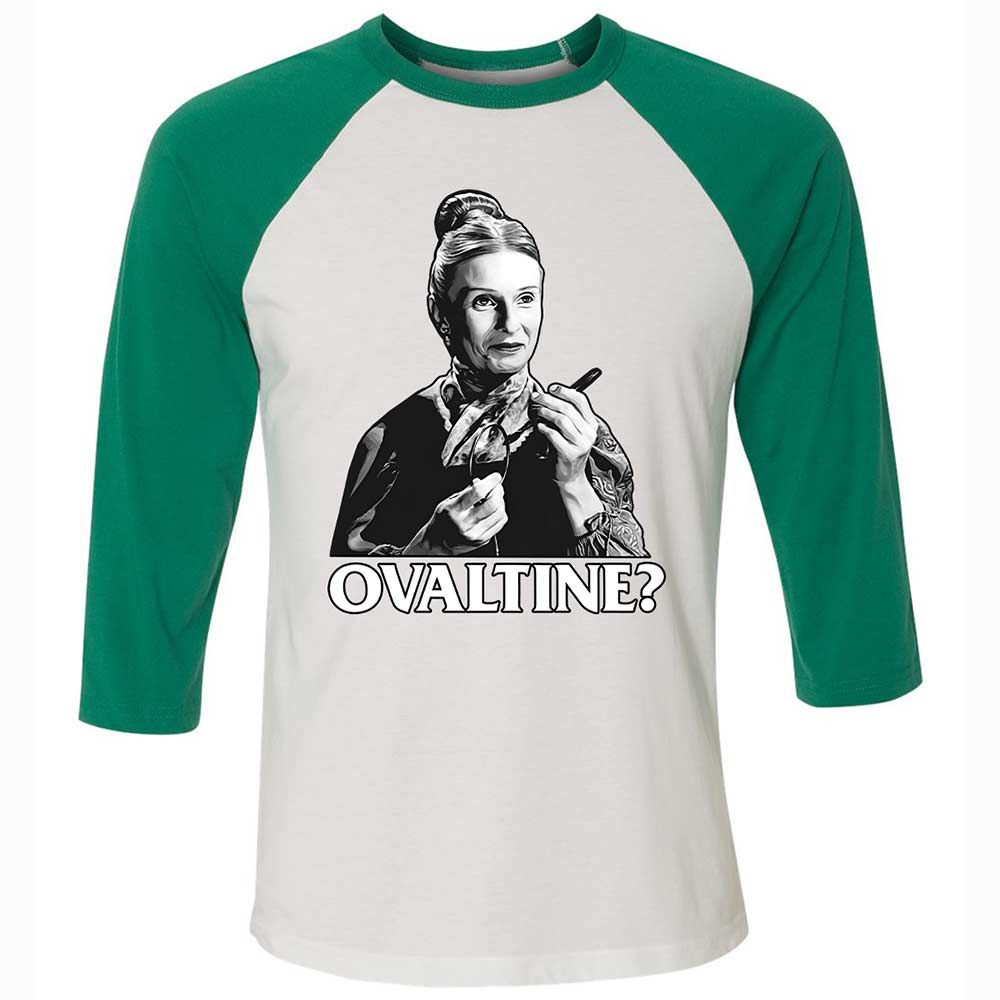 Unisex 3/4 Baseball Tee - QF8ZS3HB - White/Kelly - 6