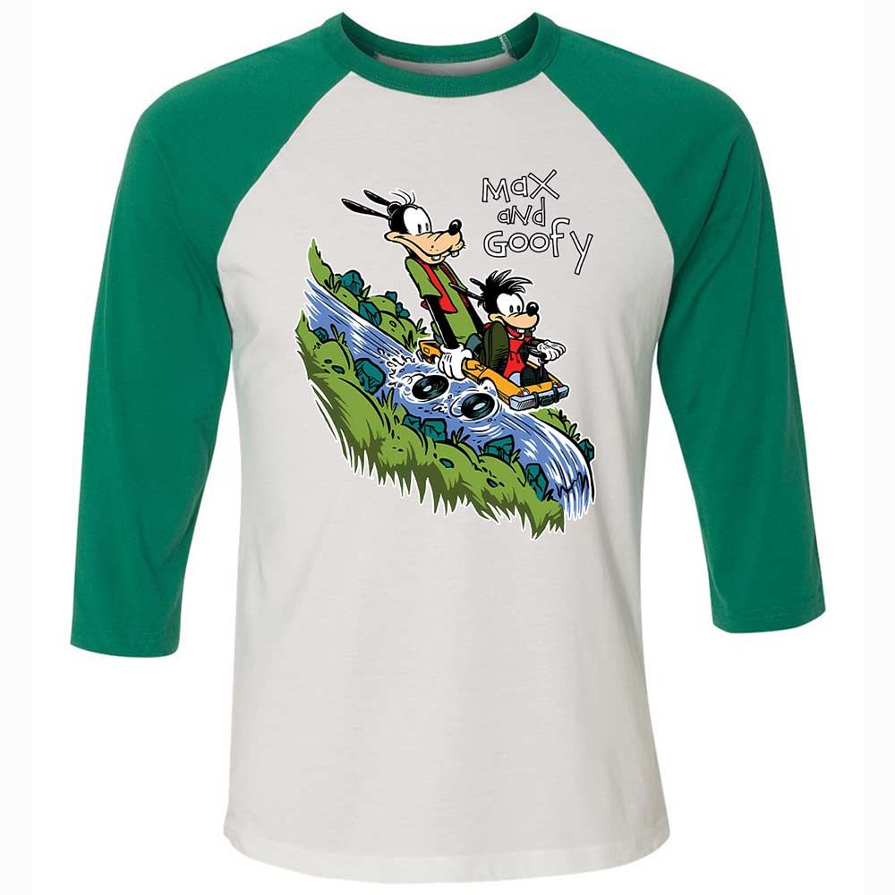 Unisex 3/4 Baseball Tee - SGKHQ5ZS - White/Kelly - 6