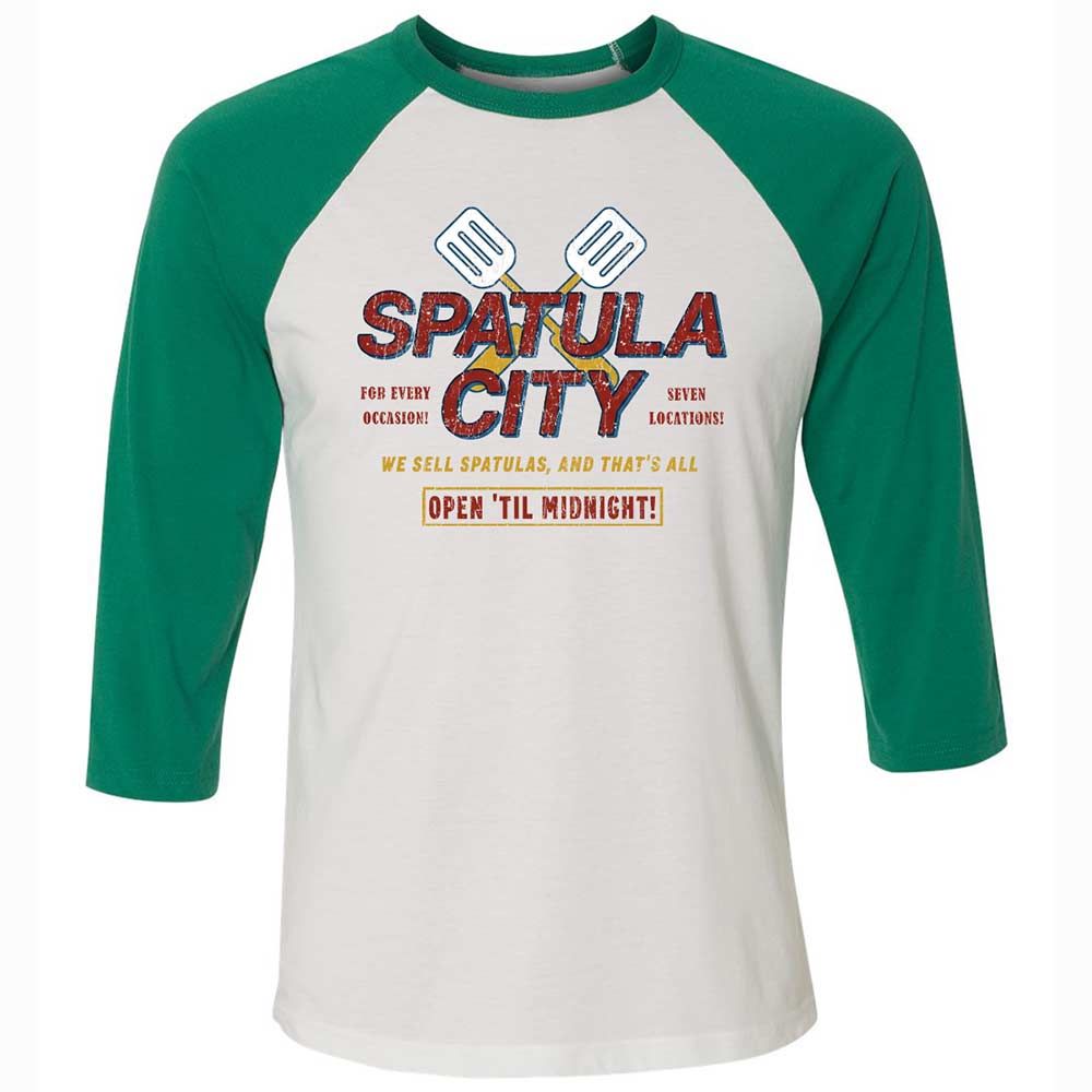 Unisex 3/4 Baseball Tee - STPL2X33 - White/Kelly - 6