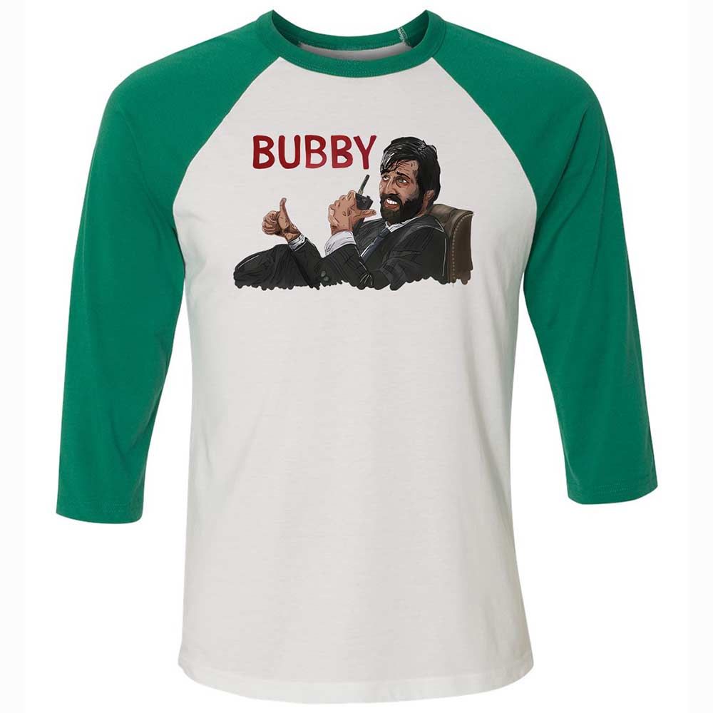 Unisex 3/4 Baseball Tee - WCCSACKY - White/Kelly - 6