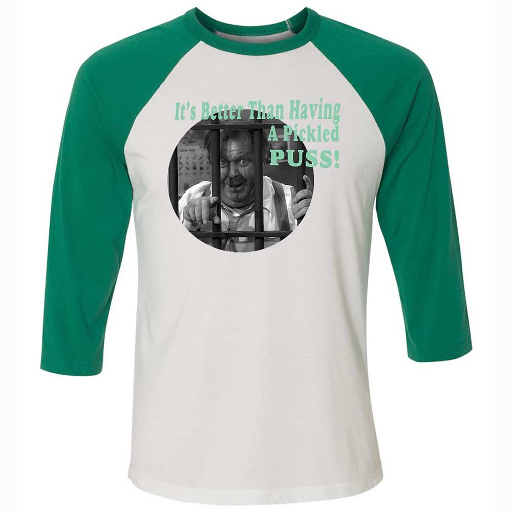 Unisex 3/4 Baseball Tee - ENBUQFSQ - White/Kelly - 6