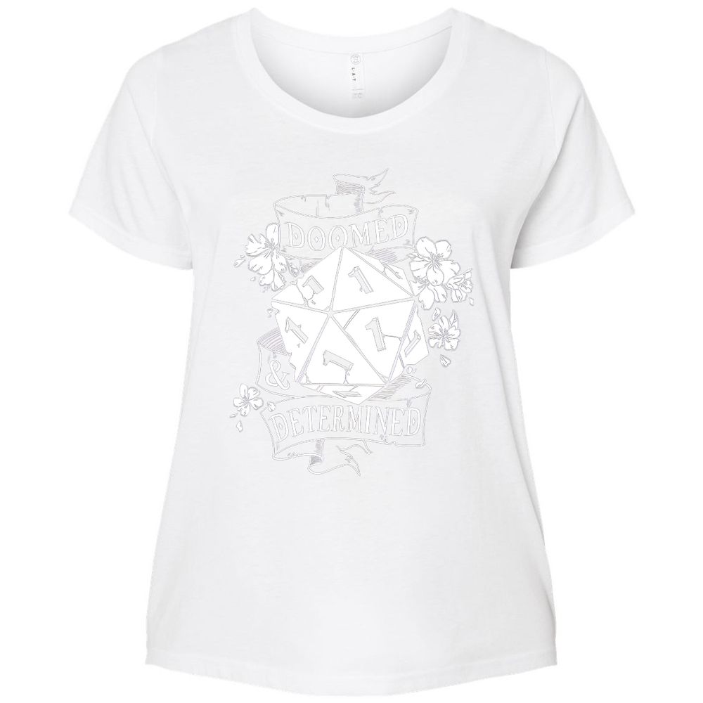 Ladies Curvy Jersey - UQ57P55C - White - 6