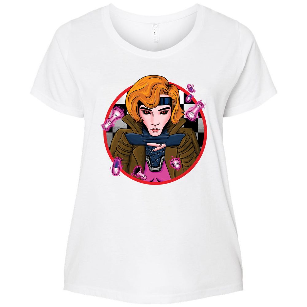 Ladies Curvy Jersey - JCLWX93Z - White - 6