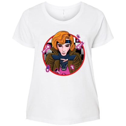 Ladies Curvy Jersey - JCLWX93Z - White - 6