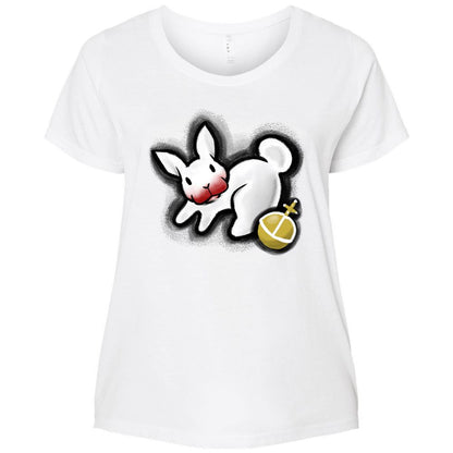 Ladies Curvy Jersey - 5SKNGMXM - White - 6