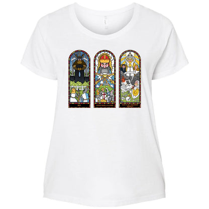 Ladies Curvy Jersey - ETBQ64FU - White - 6