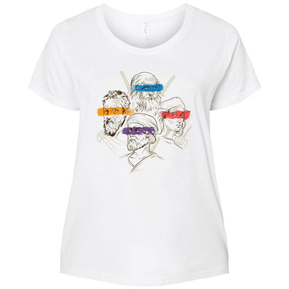 Ladies Curvy Jersey - T47LF3LK - White - 6