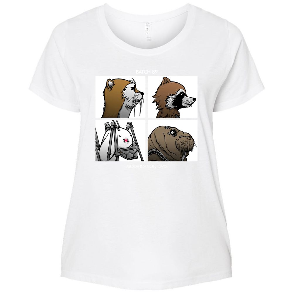 Ladies Curvy Jersey - QEYFZ5SB - White - 6