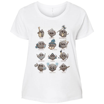 Ladies Curvy Jersey - N3C6B4QB - White - 6