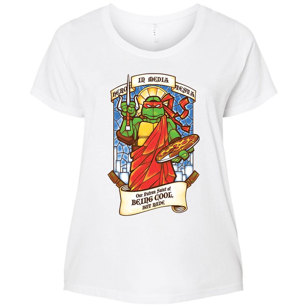 Ladies Curvy Jersey - XFQSZV4R - White - 6