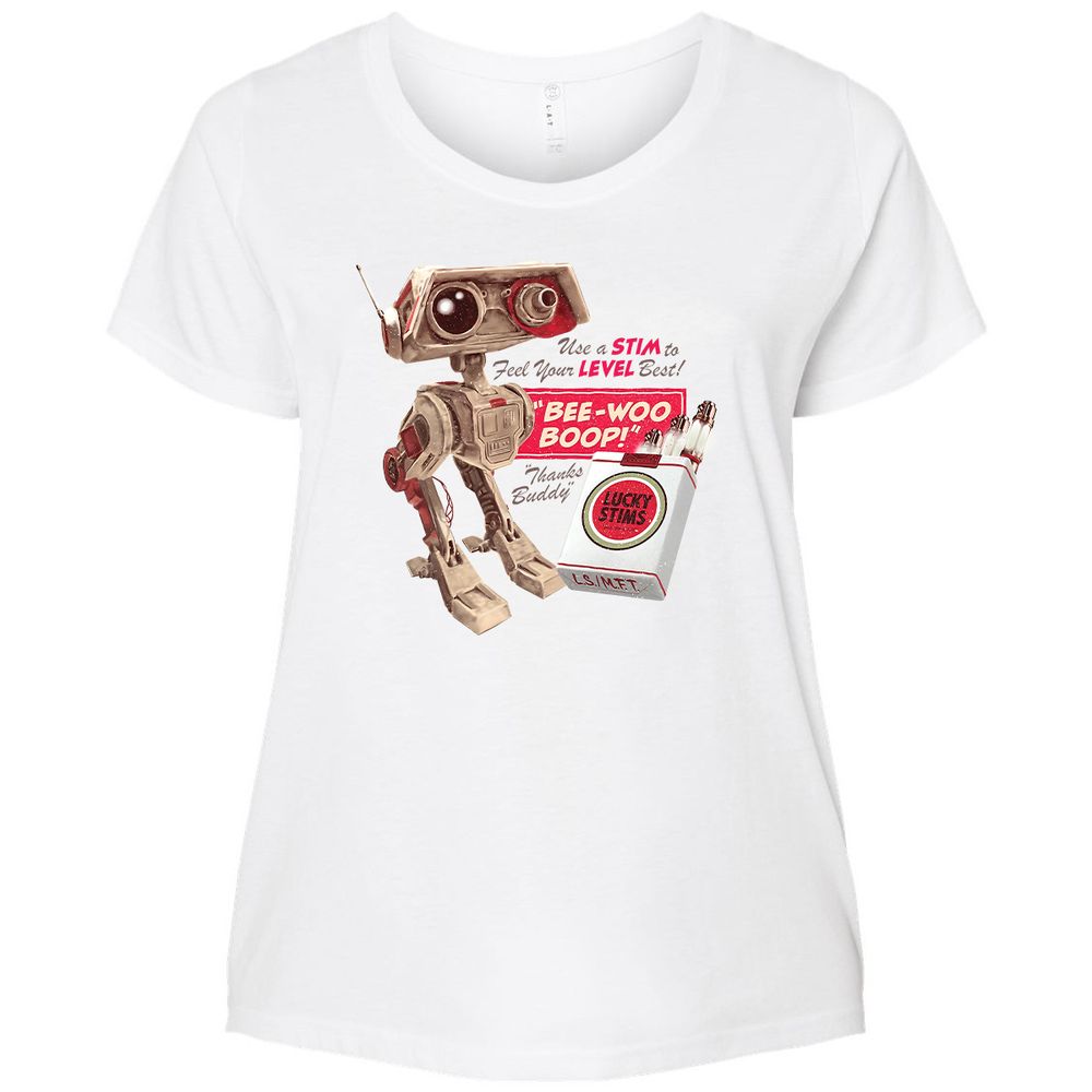 Ladies Curvy Jersey - 9458HG7V - White - 6