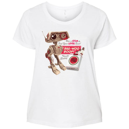 Ladies Curvy Jersey - 9458HG7V - White - 6