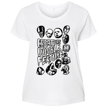 Ladies Curvy Jersey - EKDT697F - White - 6