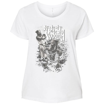 Ladies Curvy Jersey - GDPC9PFR - White - 6