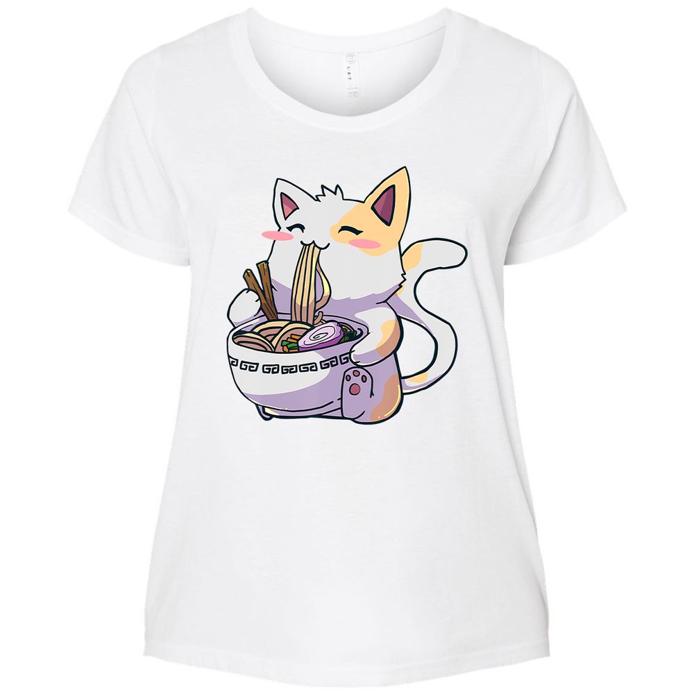 Ladies Curvy Jersey - AZZMQ4EC - White - 6