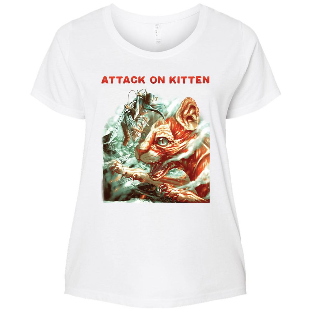 Ladies Curvy Jersey - 98F14LWH - White - 6