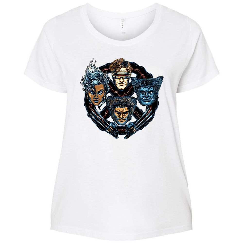 Ladies Curvy Jersey - 36ZT54XK - White - 6