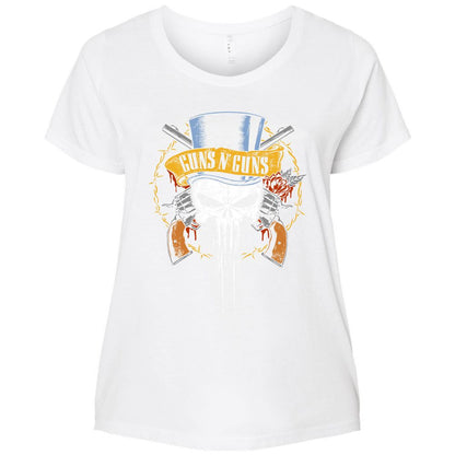 Ladies Curvy Jersey - 7XXQPWBH - White - 6