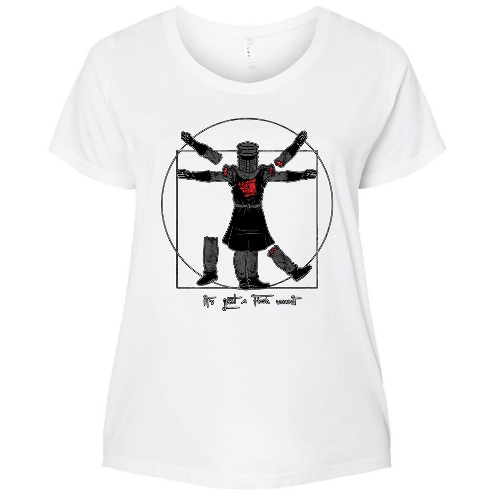 Ladies Curvy Jersey - KWQKVARN - White - 6