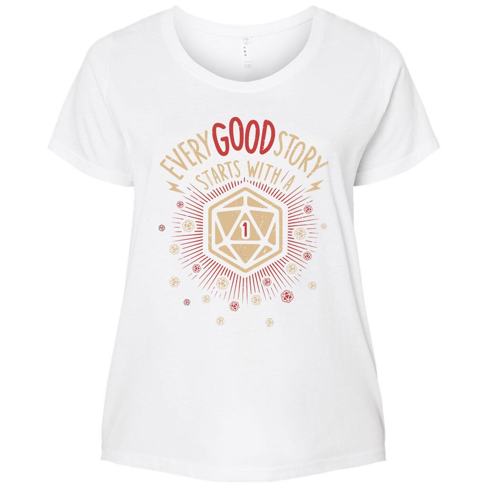 Ladies Curvy Jersey - ENWTUW33 - White - 6