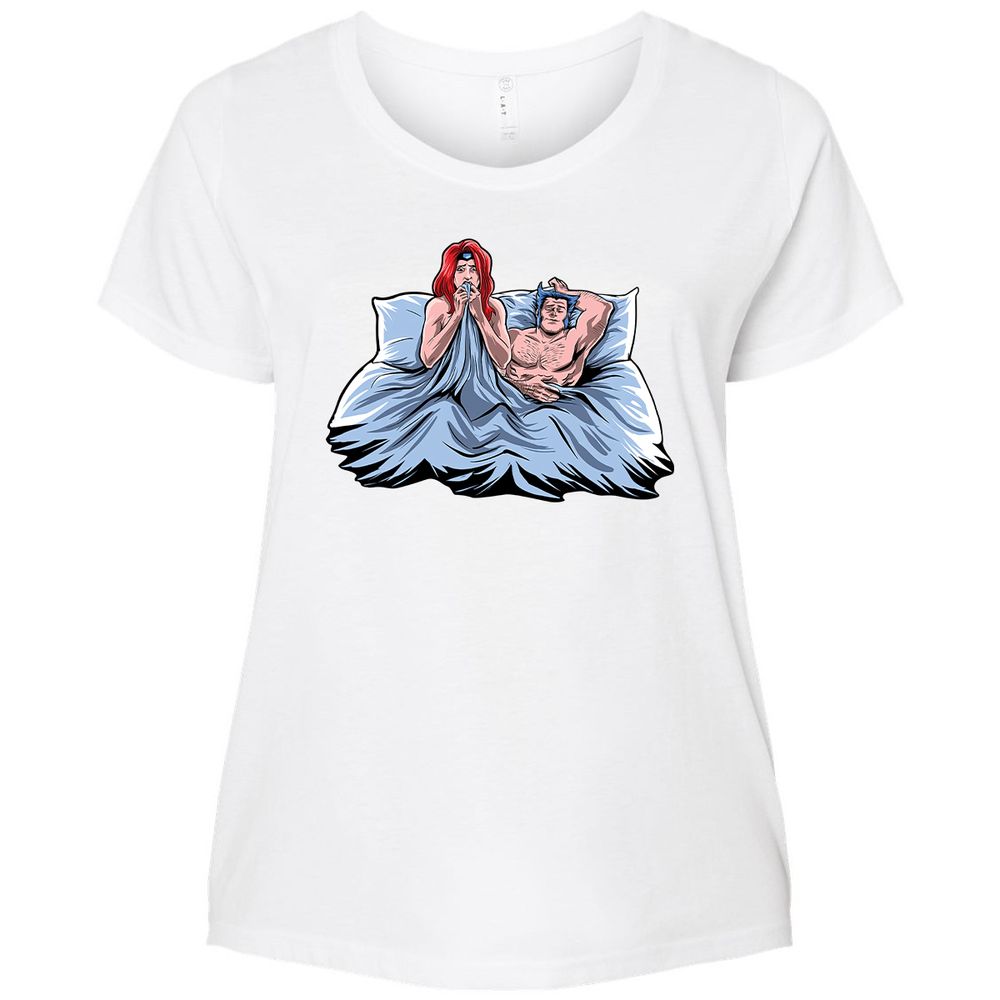 Ladies Curvy Jersey - B7CMRHCU - White - 6